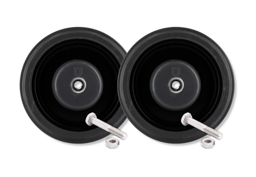 5" x 1-1/4" Publix 2 PC Shopping Cart Replacement Wheels | WN2054ED