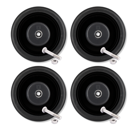 5" x 1-1/4" Publix 4 PC Shopping Cart Replacement Wheels | WN2054ED
