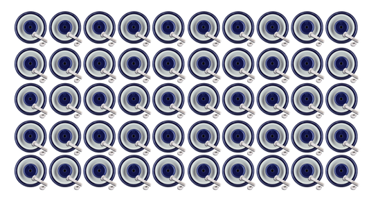 5" x 1-1/4" P&H BULK 50PC Shopping Cart Replacement Wheels | PP-5X125-516-50W