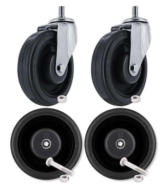 Publix 5" Shopping Cart Full Caster Replacement Set