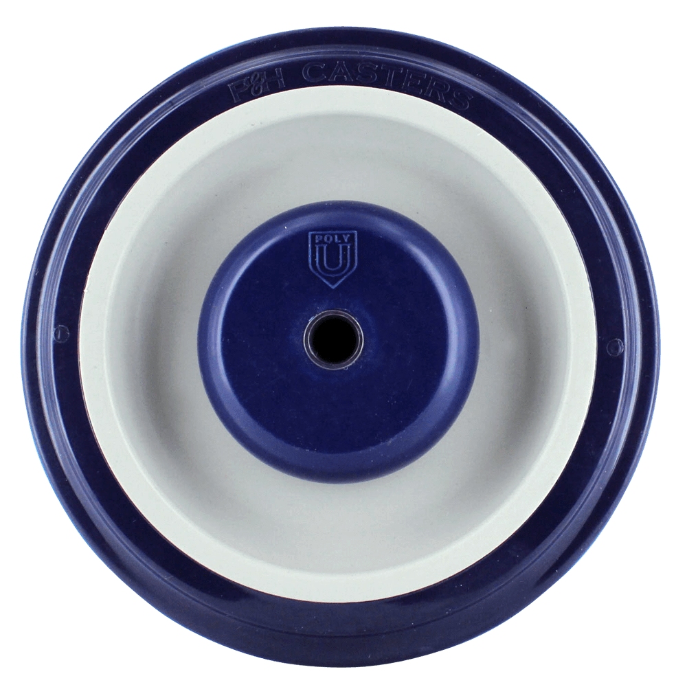 WC2054LD - 5" x 1-1/4" | P&H Caster Shopping Cart Wheel | Shore 98 (A) | 5/16" Dual Precision Bearings