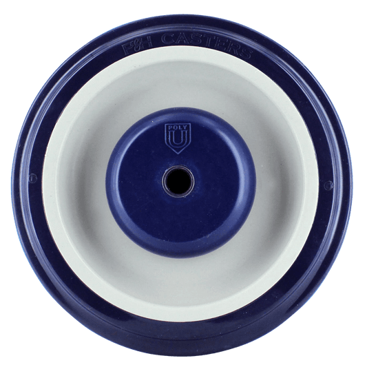 WC2054LD - 5" x 1-1/4" | P&H Caster Shopping Cart Wheel | Shore 98 (A) | 5/16" Dual Precision Bearings