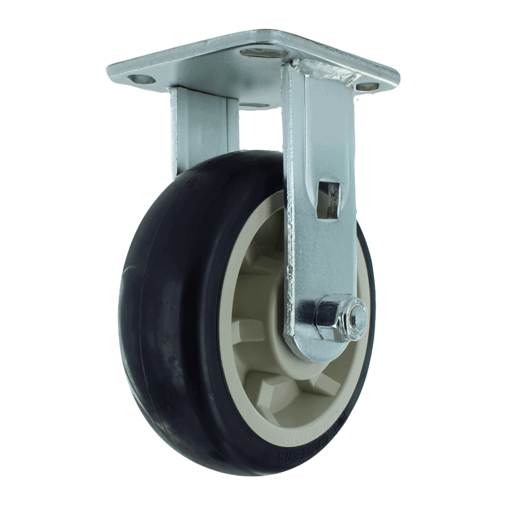 P&H Z42P362CLPL Medium/Heavy Duty Rigid Caster — 6" Polyurethane Wheel — Authorized Master Dealer caster