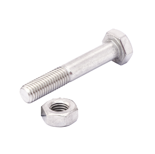 5/16" x 2-1/4" Axle & Nut - Shopping Cart Axle & Nut
