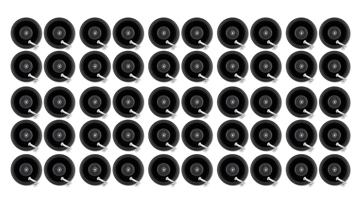 OEM Publix 5" Shopping Cart Wheel Set, 50-Pack | WN2054ED