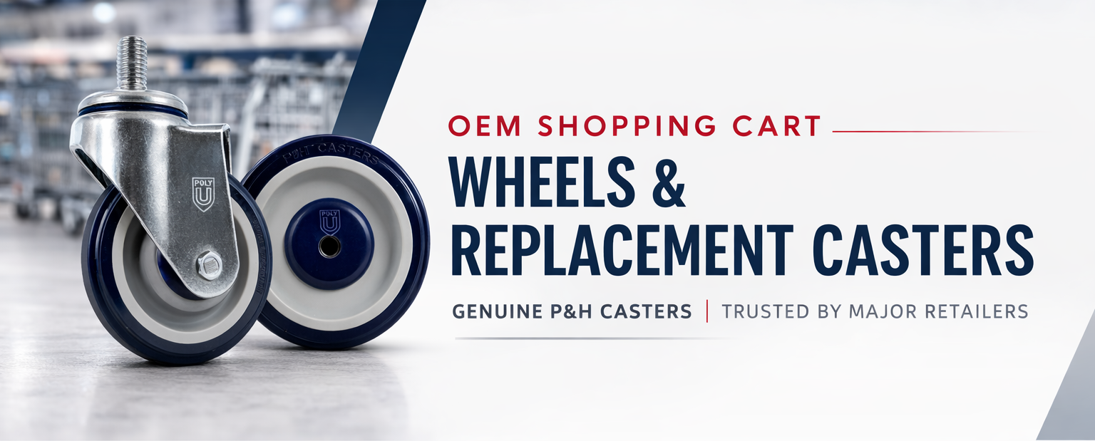 Shopping Cart Wheels and Casters