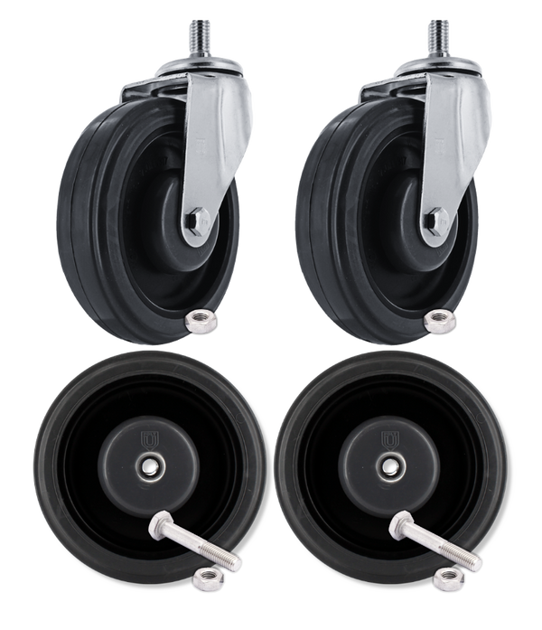 OEM Publix 5" Full Shopping Cart Caster Kit