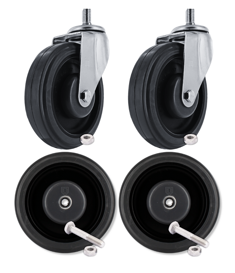 OEM Publix 5" Full Shopping Cart Caster Kit