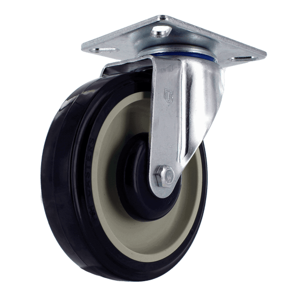 P&H Z20P254CLDE Light/Medium Duty Rigid Caster — 5" Polyurethane Wheel — Authorized Master Dealer caster