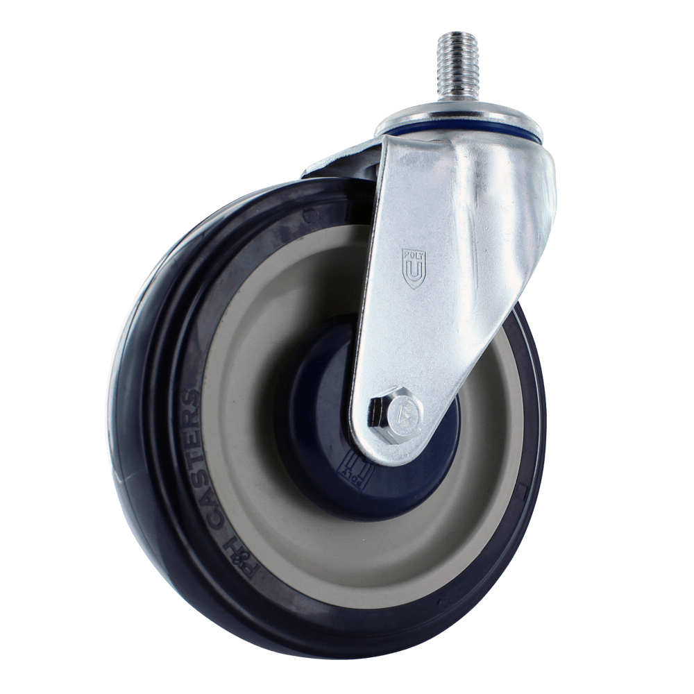 Z30C154CLDE | Universal 5-Inch Premium Front Swivel Caster for Shopping Carts | CasterHQ