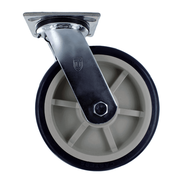 P&H Z40P382CLPL 8-inch heavy-duty swivel caster