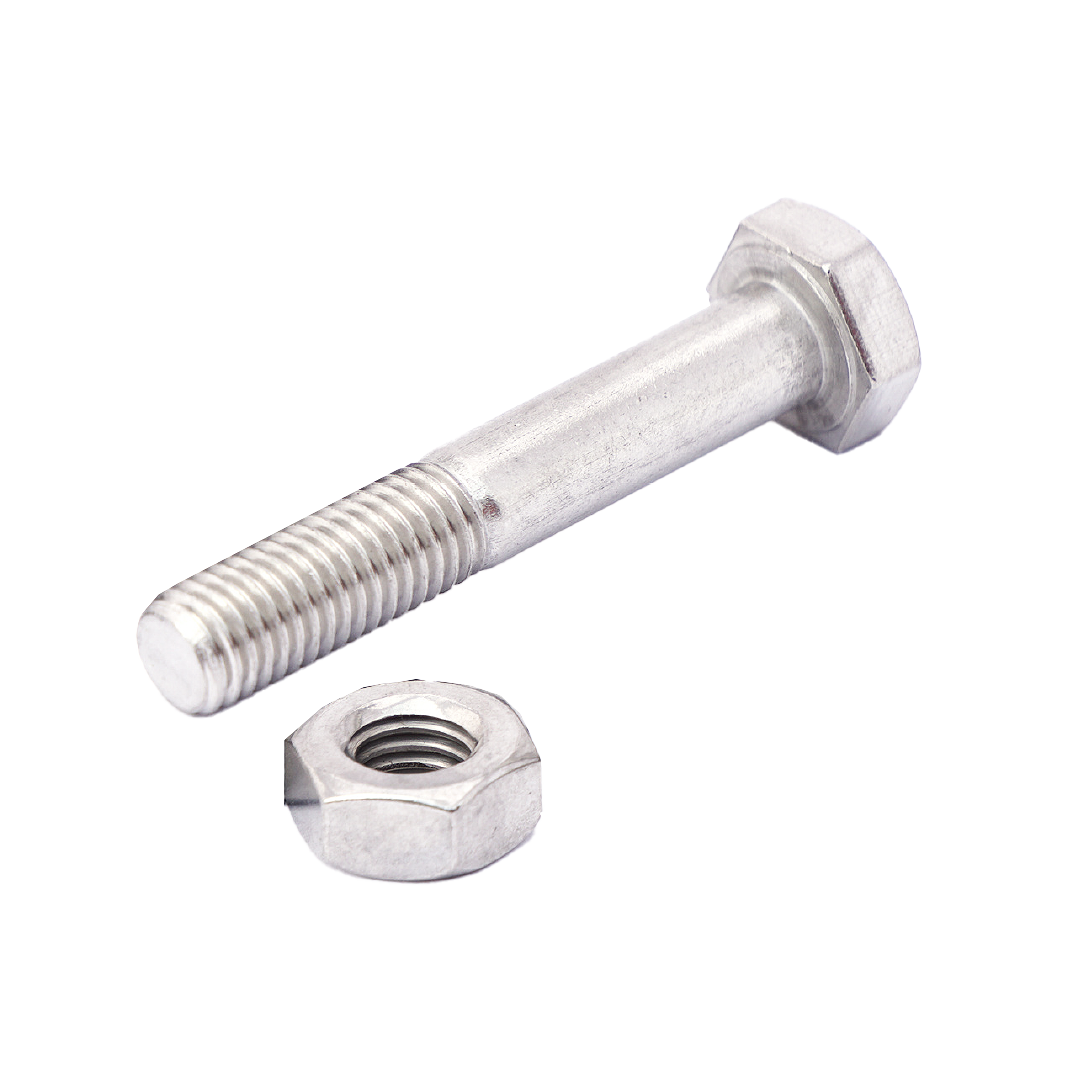OEM Shopping Cart Axle & Lock Nut | 5/16" x 2-1/4"